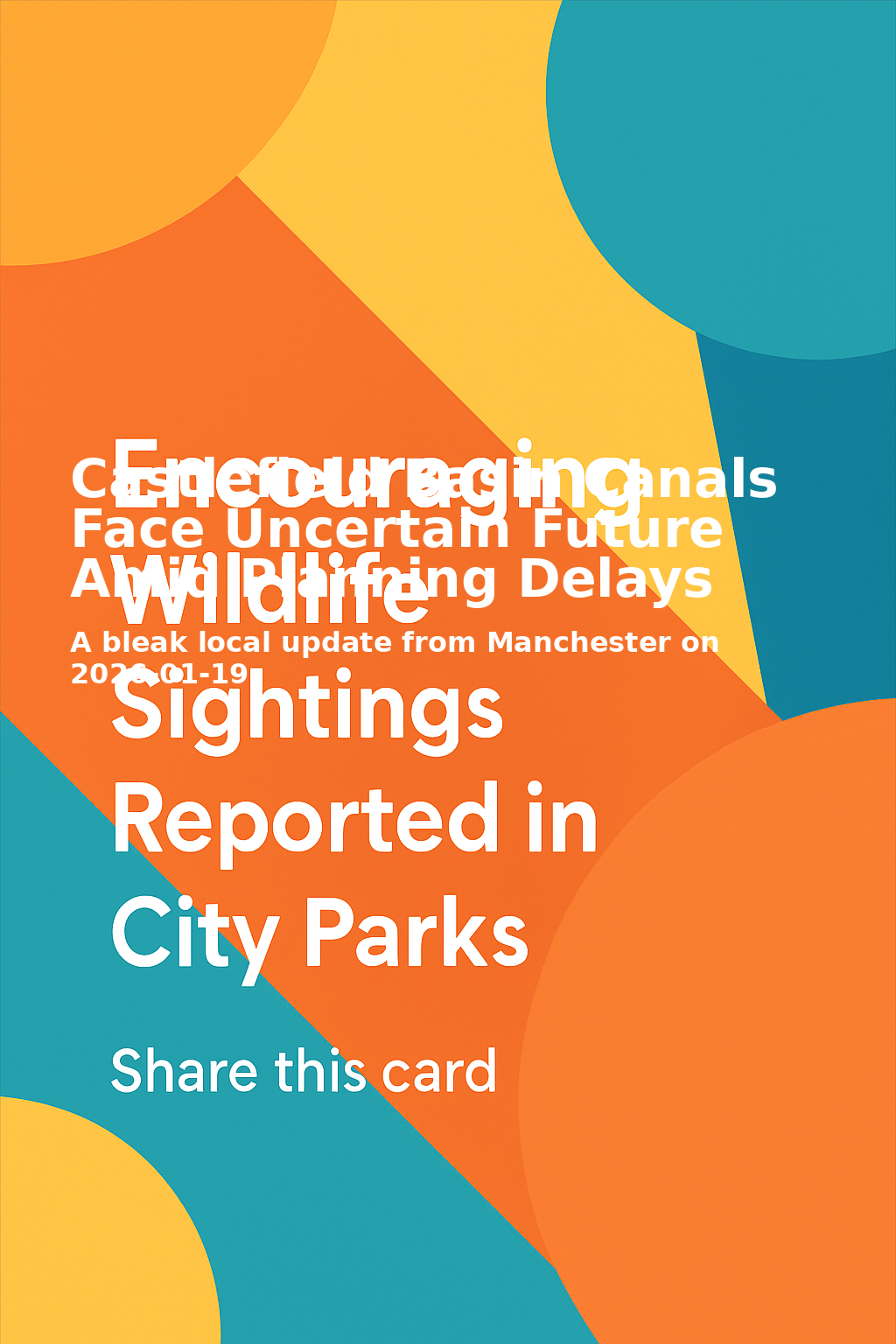 Share card for Castlefield Basin Canals Face Uncertain Future Amid Planning Delays