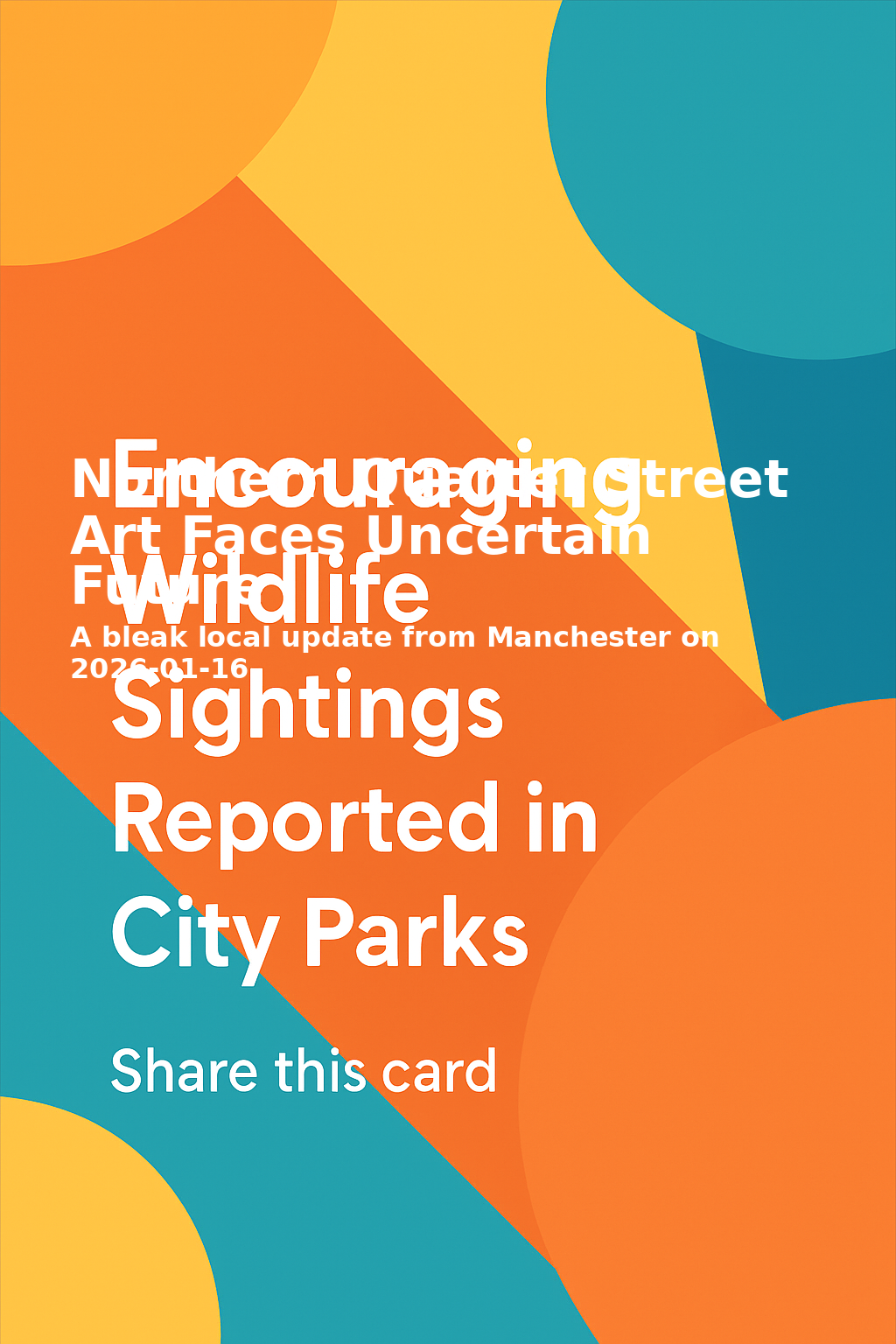 Share card for Northern Quarter Street Art Faces Uncertain Future
